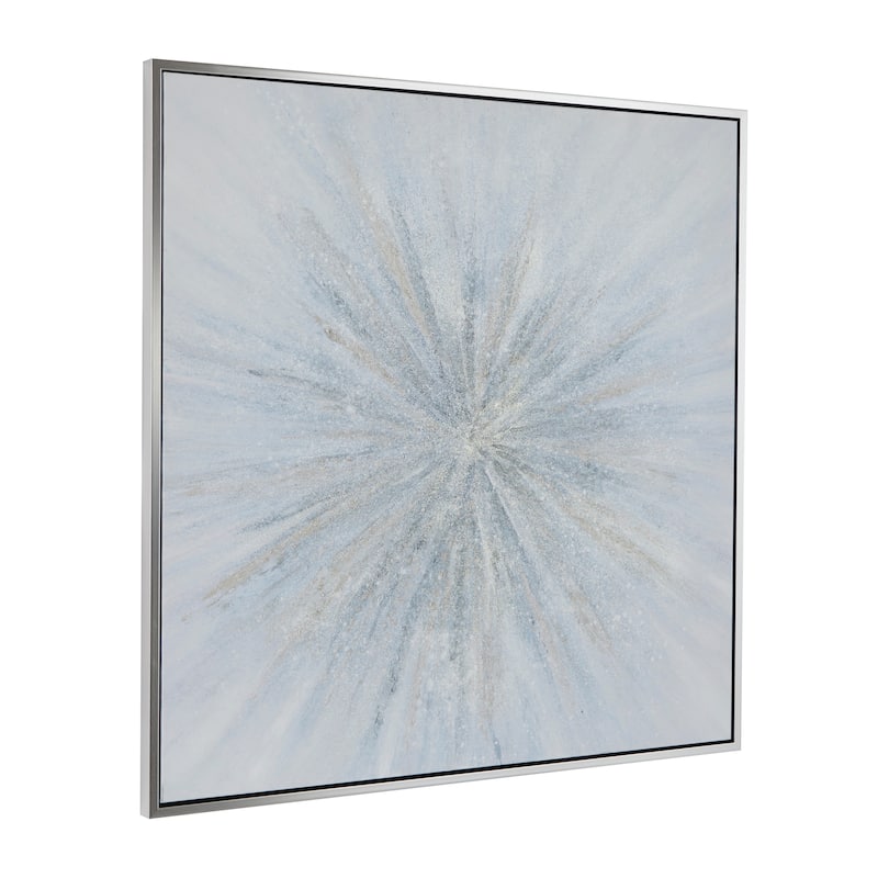 Canvas Radial Starburst Framed Wall Art