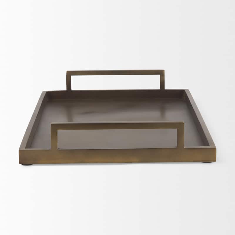 Shay Gold Aluminium Tray (Medium)