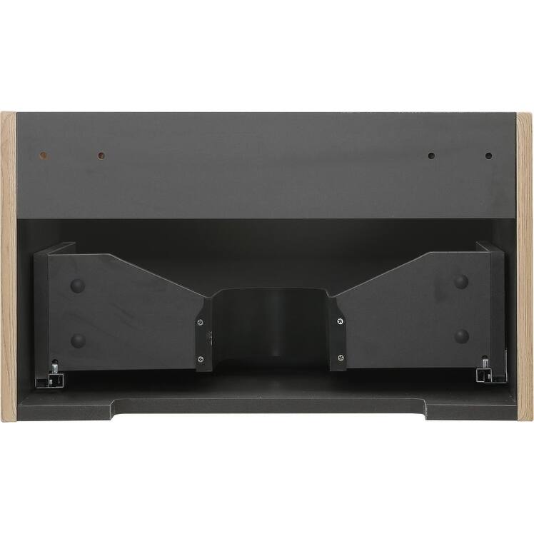 ABRUZZO Floating Vanity with Integrated Top Sink Soft-Close Wall-Mount Bathroom Cabinet