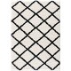 preview thumbnail 2 of 6, L'Baiet Halle White Shag Rug