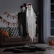 preview thumbnail 1 of 4, Lighted Vampire Couple with Sound Halloween Decoration - 47"