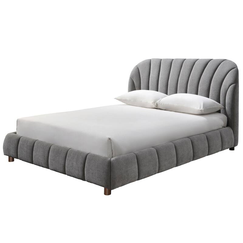SAFAVIEH Couture Tillie Channel Tufted Bed
