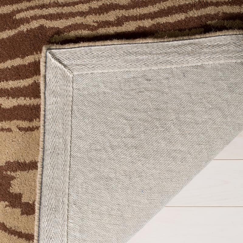 Martha Stewart by SAFAVIEH Handmade Layered Faux Bois Wool Rug