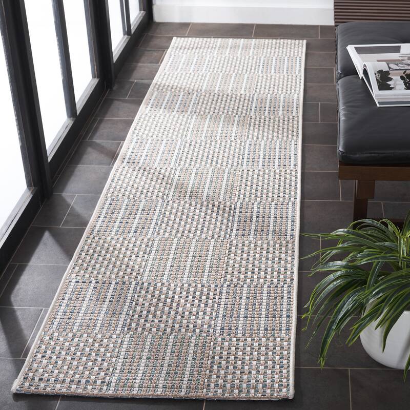 SAFAVIEH Sisal Thera All-Weather Indoor/Outdoor Waterproof Patio Backyard Rug