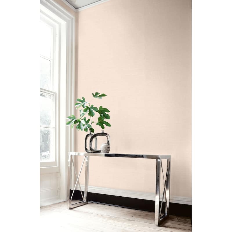 Seabrook Designs Hopsack Embossed Vinyl Unpasted Wallpaper