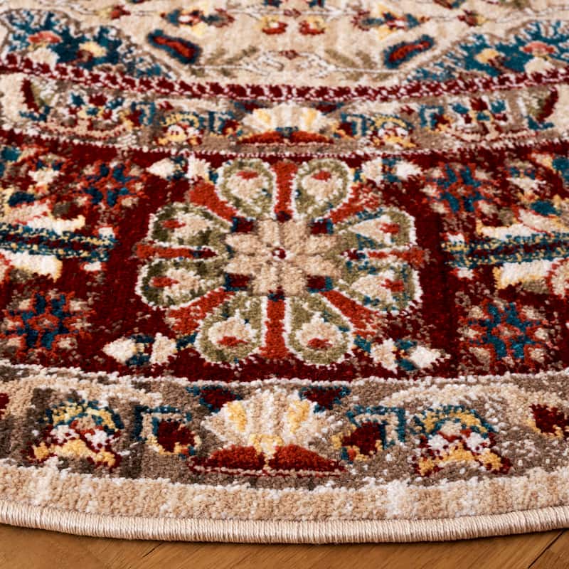 SAFAVIEH Kashan Marybeth Oriental Rug with Fringe