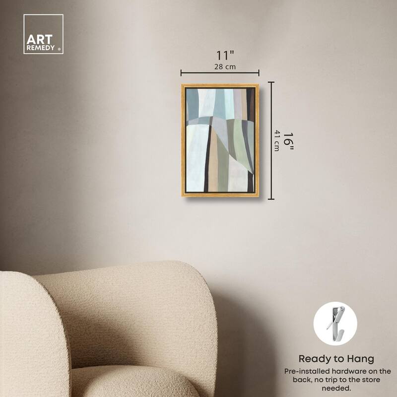 Abstract Fragments I Canvas by Art Remedy
