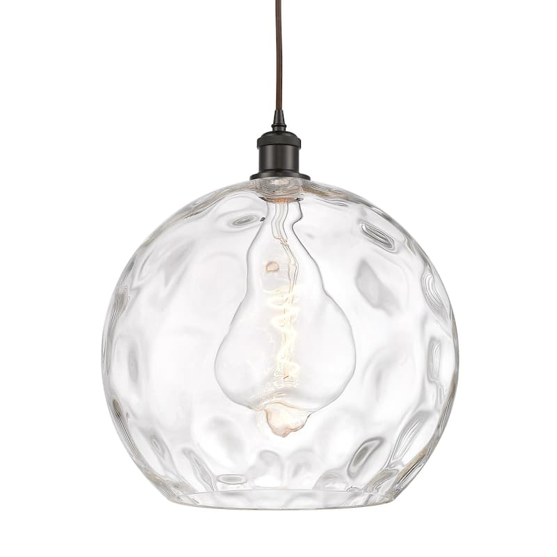 Innovations Lighting 516-1P-17-14 Athens Pendant Athens 14" Wide - Oil Rubbed Bronze / Clear Water Glass