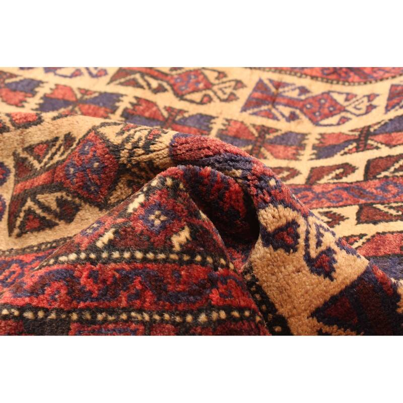 ECARPETGALLERY Hand-knotted Teimani Tan Wool Rug - 2'11 x 5'0