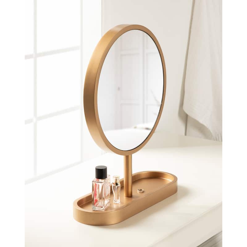 Kate and Laurel Travis Framed Tabletop Mirror - 17x21