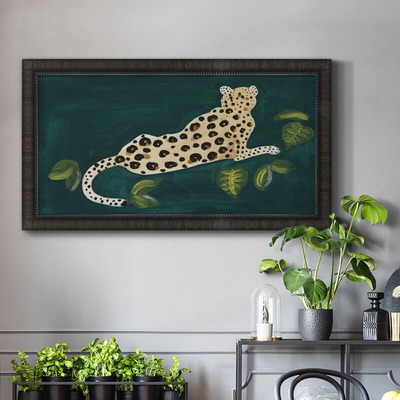 Lethargic Leopard I Premium Framed Canvas- Ready to Hang