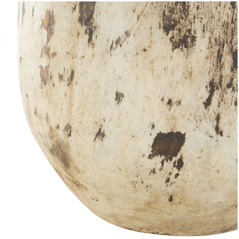 Ceramic Antique Style Distressed Decorative Vase - Brown - Roche River Decor