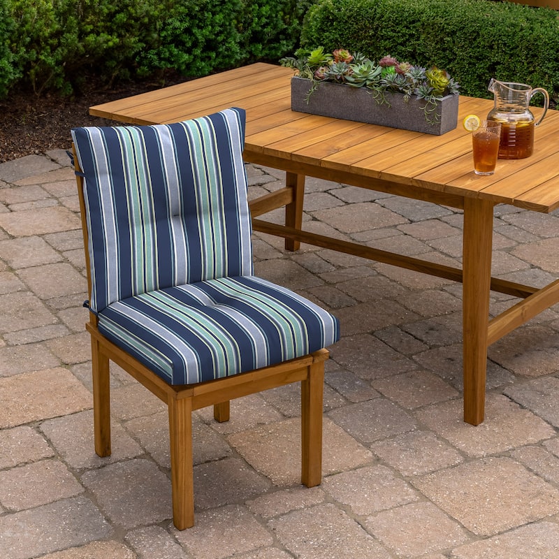 ARDEN Plush Modern Tufted Polyfill Dining Chair Cushion, Set of 2