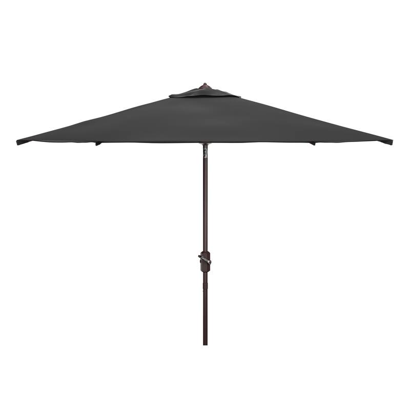 SAFAVIEH Outdoor Living Kamen 6.5 x 10-foot Rectangular Market Umbrella