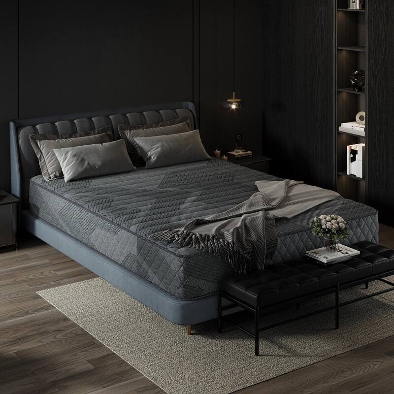 SweDrea 8/12in PureAir Series Stain Resistant Firm Mattress