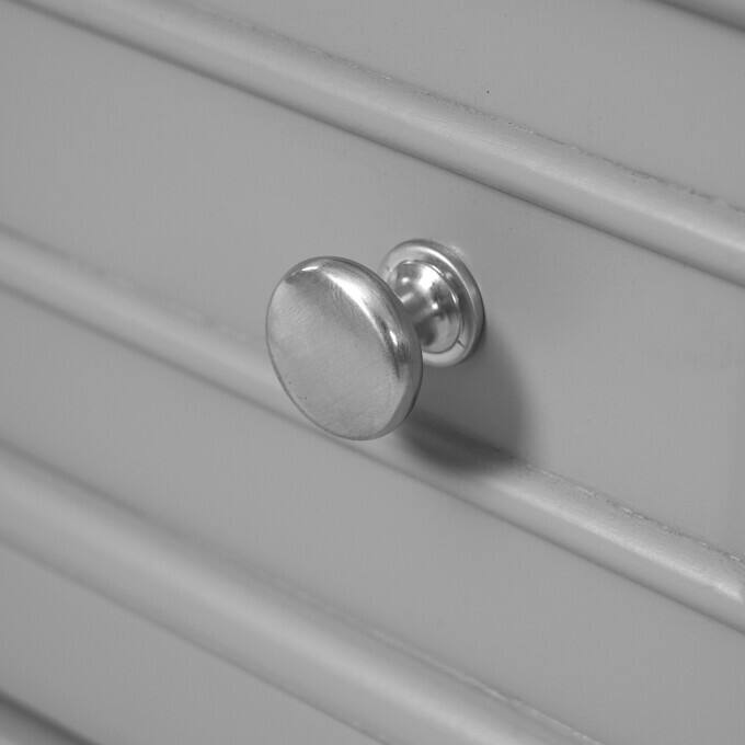 Stylish Gray Bathroom Vanity with Sink, Wooden Floor Storage Cupboard