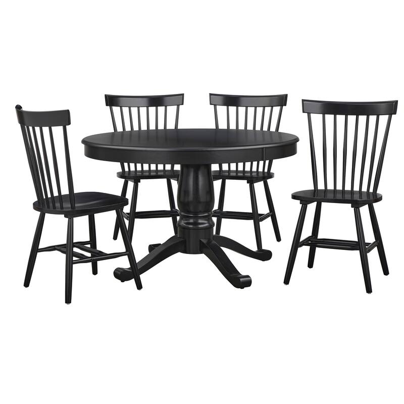 Simple Living Kale Black 5-piece Dining Set