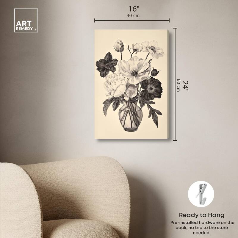 Antique Aria Canvas by Art Remedy, Gallery Wrapped