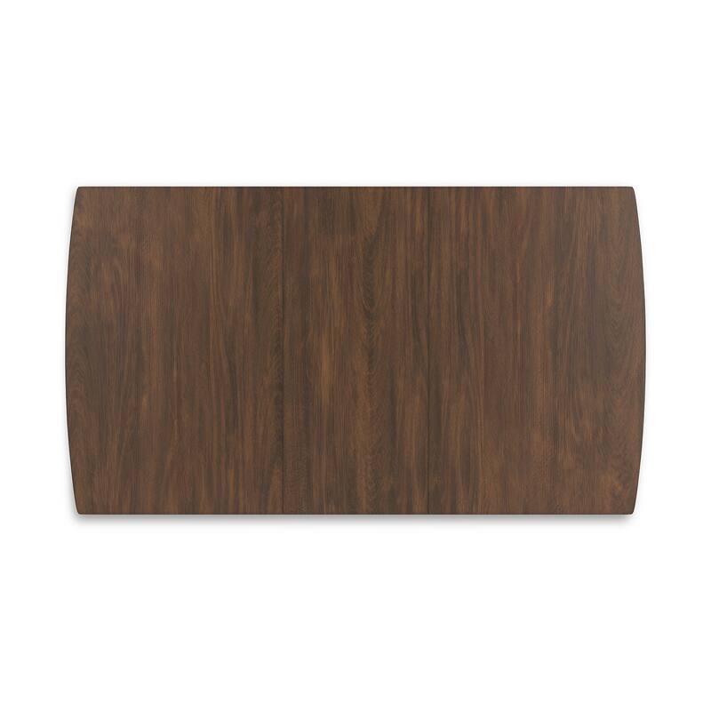 Signature Design by Ashley Lyncott Brown Rectangular Dining Butterfly Extension Table - 36"W x 48/64"D x 30"H