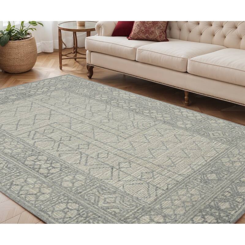 HomeRoots Southwestern Lodge Rectangle Area Rug - 96.00 in. x 60.00 in.  x 0.40 in.