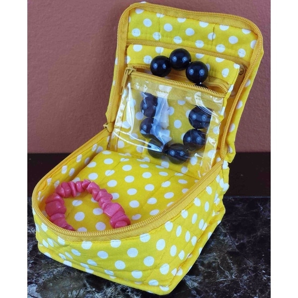 Shop Handmade Quilted 100% Cotton Cosmetic Organizer ...