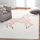 preview thumbnail 10 of 68, SAFAVIEH, Carousel Kids Mareke Unicorn Rug 3'3" x 5'3" - Ivory/Pink
