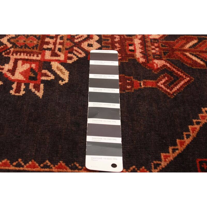 Teimani Black Rug 3'1" x 5'1" - 3'1 x 5'1