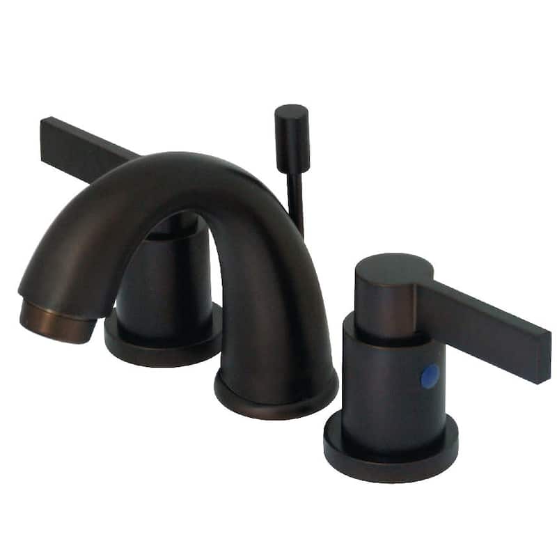 Kingston Brass Nuvo Fusion Bathroom Faucet - Free Pop Up Drain - Oil Rubbed Bronze