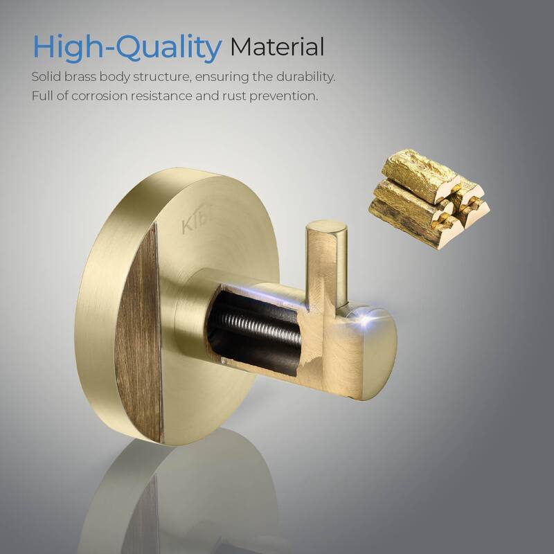 Circular Bathroom Towel & Robe Hook