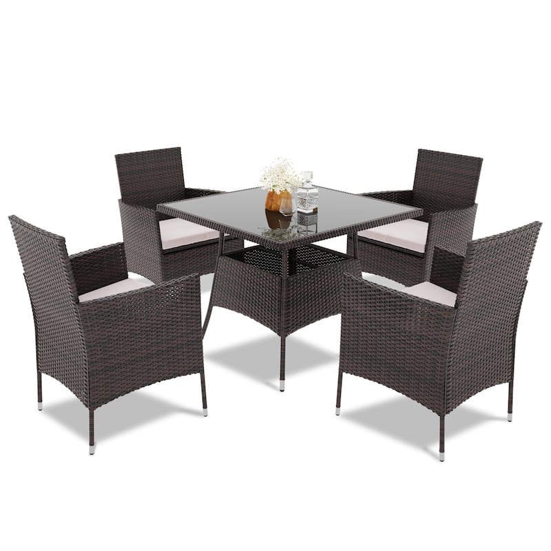 Royalcraft 5 Piece Patio Dining Table and Chair Set