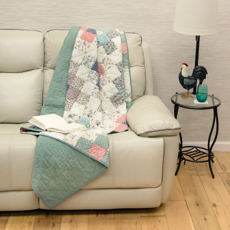Donna Sharp April Patch Cotton Pieced Throw