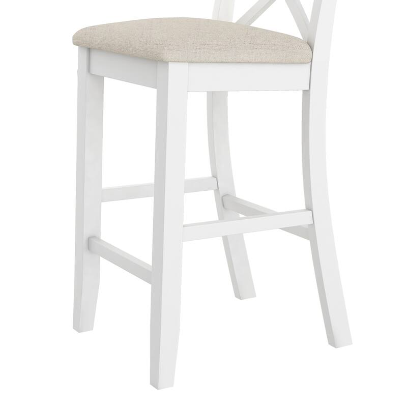 3-Piece Dining Set with 2 Chairs for Small Places