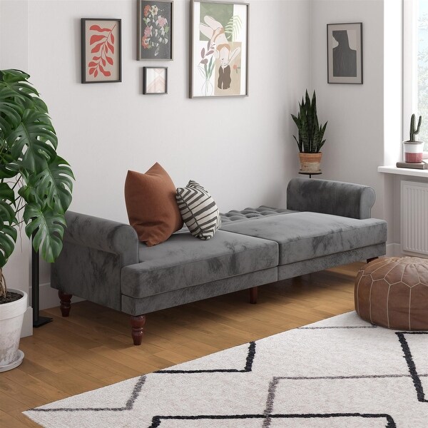 The Novogratz Cassidy Upholstered Futon - Bed Bath & Beyond - 29095181