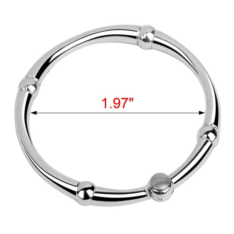 Utopia Alley Victoria Rustproof Shower Curtain Rings for Bathroom - Set of 12