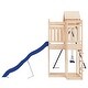 preview thumbnail 16 of 18, vidaXL Swing Set Outdoor Backyard Wooden Playground Equipment for Kids Age 3-8