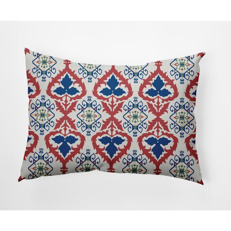 Bombay Decorative Throw Pillow - Dark Cobalt Blue - 14" x 20"