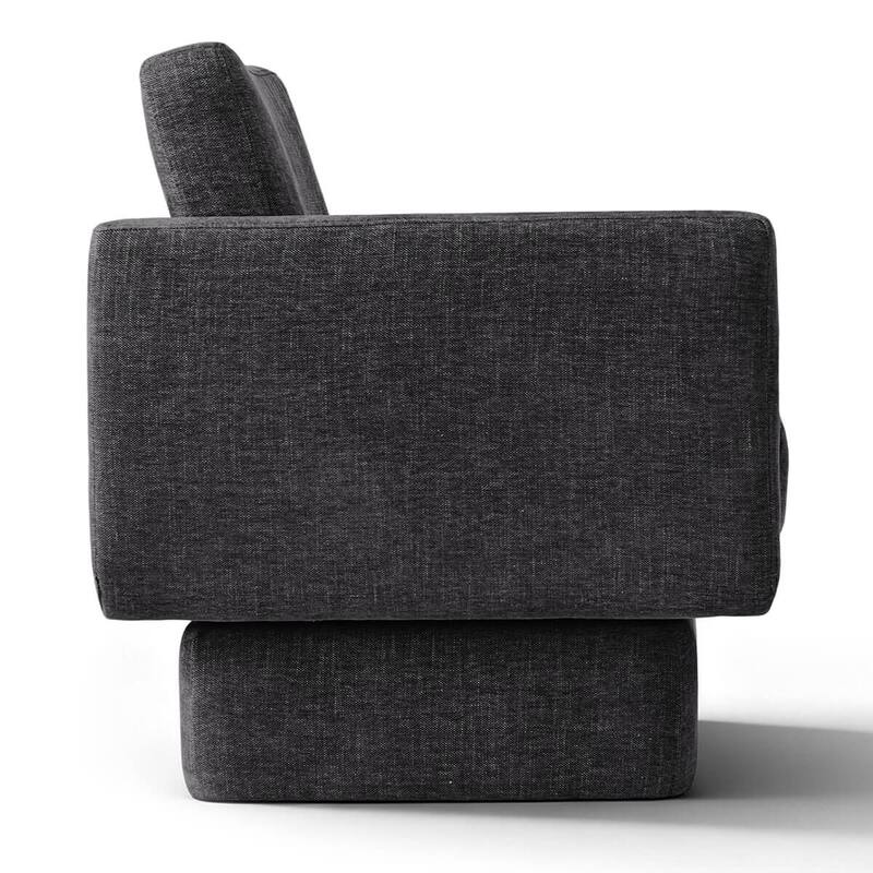 Upholstered Swivel Barrel Accent Chair