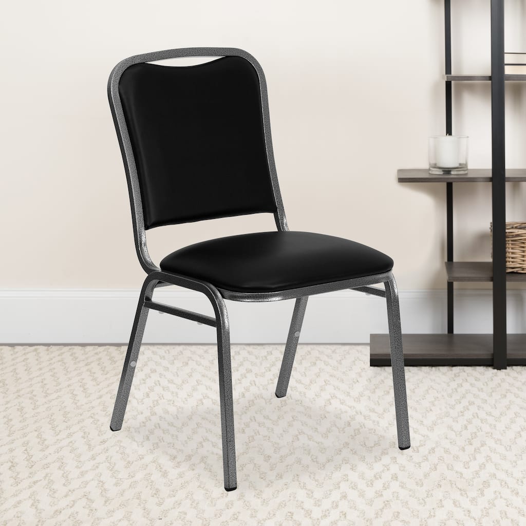 4 Pack Angled Back Stacking Banquet Chair in Vinyl