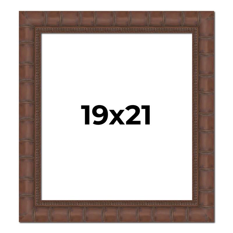 19x21 Frame Pewter Solid Wood Picture Frame Width 1.625 Inches | Interior Frame Depth 0.6875 Inches