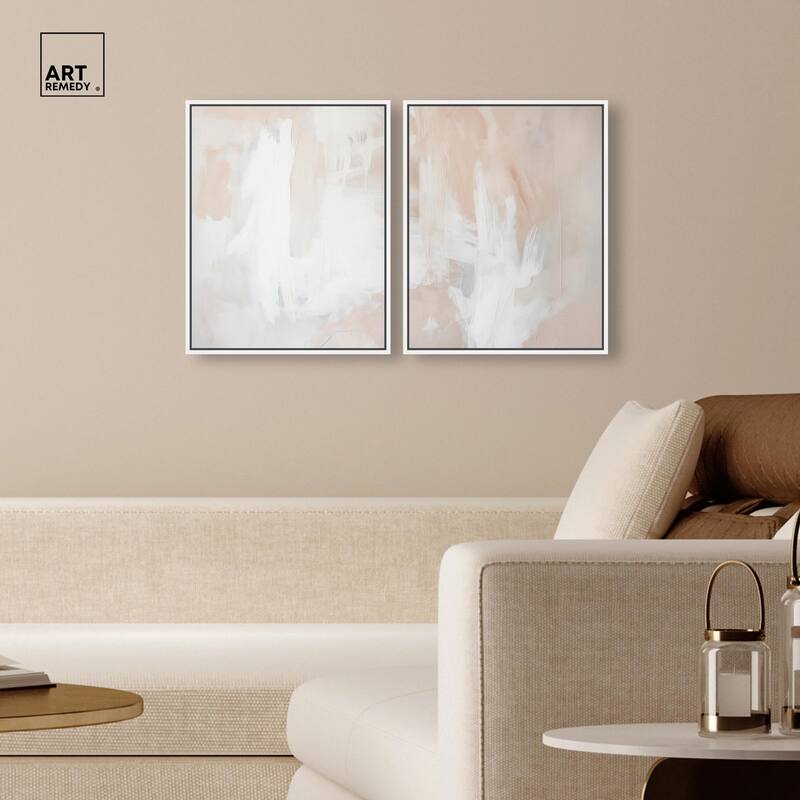 Opalescent Hues I Canvas Set of 2 by Art Remedy