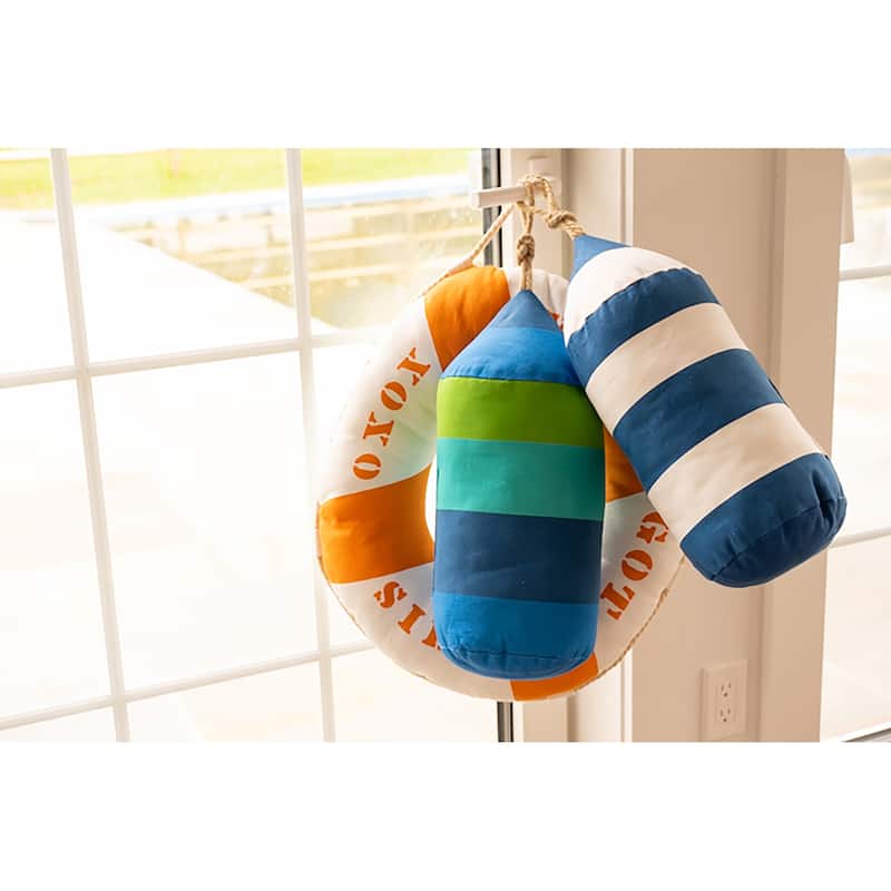 Buoy Shaped Pillow by Kate Nelligan