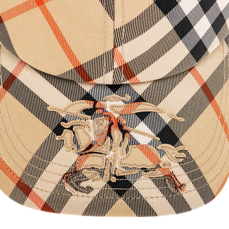 Burberry Check EKD Twill Baseball Cap