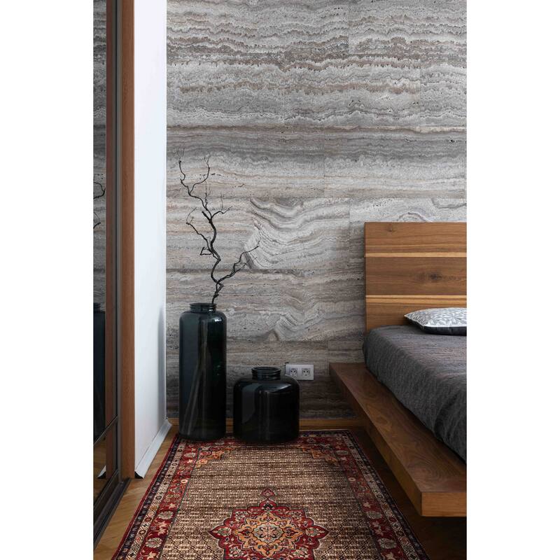 ECARPETGALLERY Hand-knotted Anadol Vintage Brown Wool Rug - 4'11 x 10'3