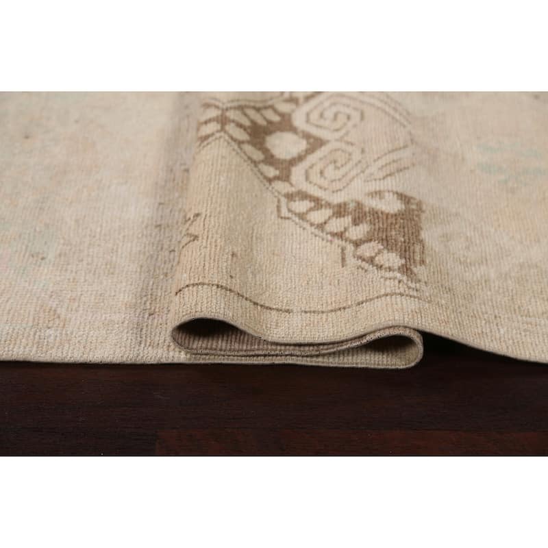Antique Look Anatolian Turkish Staircase Runner Rug Wool Hand-knotted - 2'7" x 10'11"