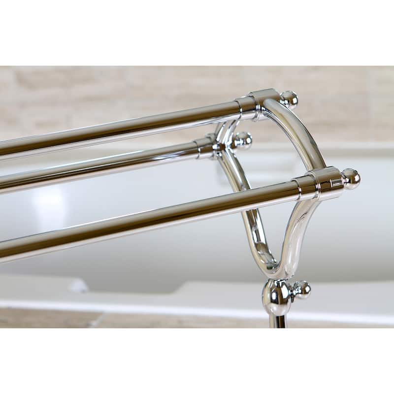 Edenscape Freestanding Y-Type Towel Rack - Polished chrome