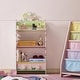 preview thumbnail 6 of 8, D&N Kids Olivia the Fairy Girls Hand Painted 3 Tier Flower Bookcase with Drawers