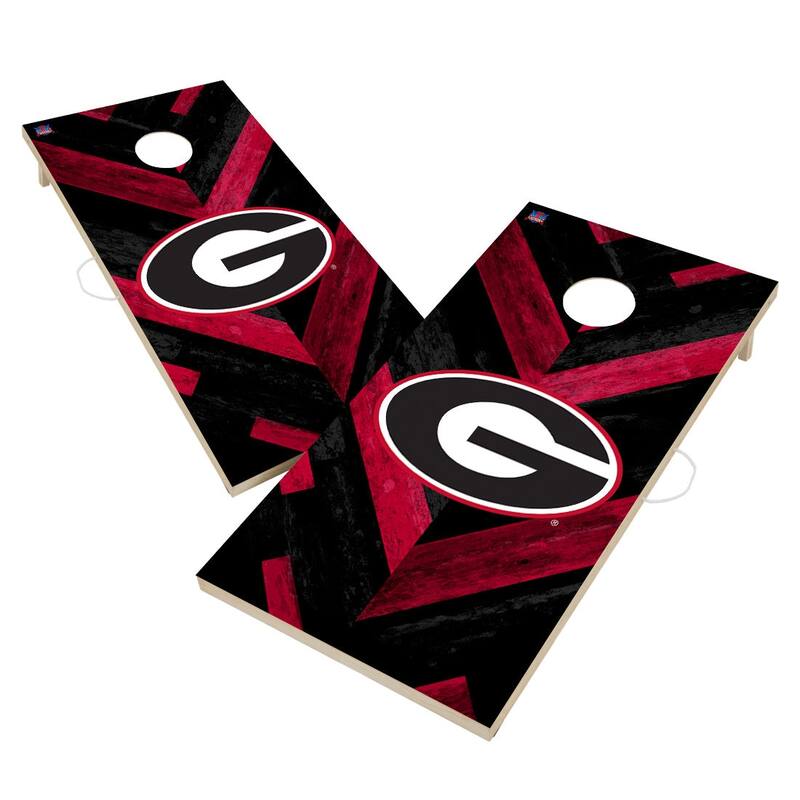 Georgia Bulldogs Regulation 2x4 Cornhole Boards - V6 - Include Carrying Case