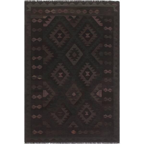 slide 1 of 7, Southwestern Turkish Kilim Celia Hand-Woven Area Rug - 4'9" x 6'6"