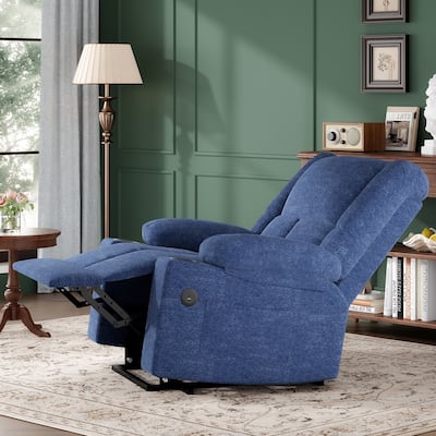 Massage Chair with USB Ports & Cup Holders, Power Lift Recliner Chair, Lounge Chaise Chair with Heat Function