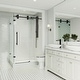 preview thumbnail 32 of 97, VIGO Winslow Frameless Sliding Shower Enclosure
